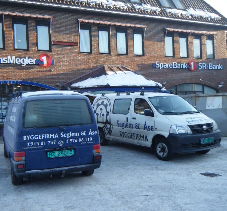Byggfirma Seglem &amp; Åse - forløperen til Norgeshus Egersund